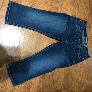 BKE Denim blue Jean capris
